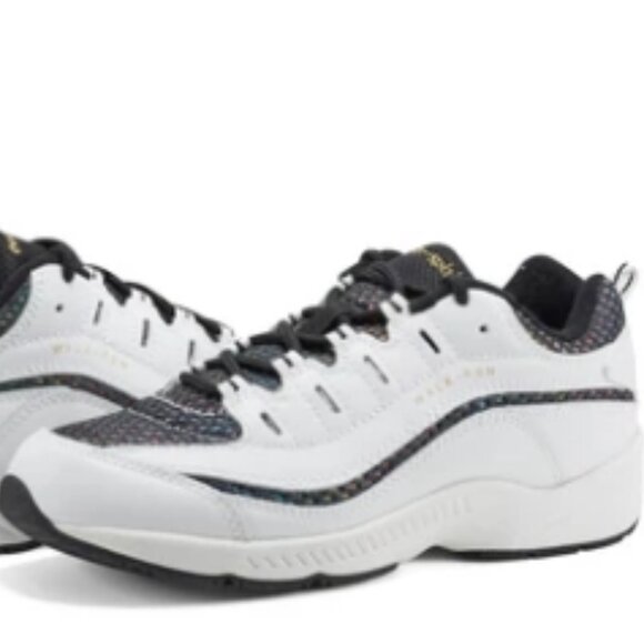 Easy Spirit/Romy Walking Shoe/White/Rainbow Mesh/Size 6.5M - Picture 2 of 16